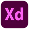 Icône d’Adobe XD, logiciel de conception et prototypage d’interfaces utilisateur UX/UI.
